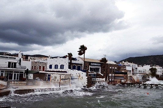 Kışın Bodrum